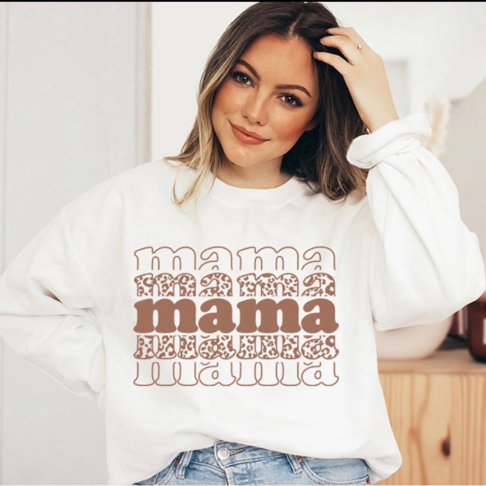 MAMA leopard T shirt